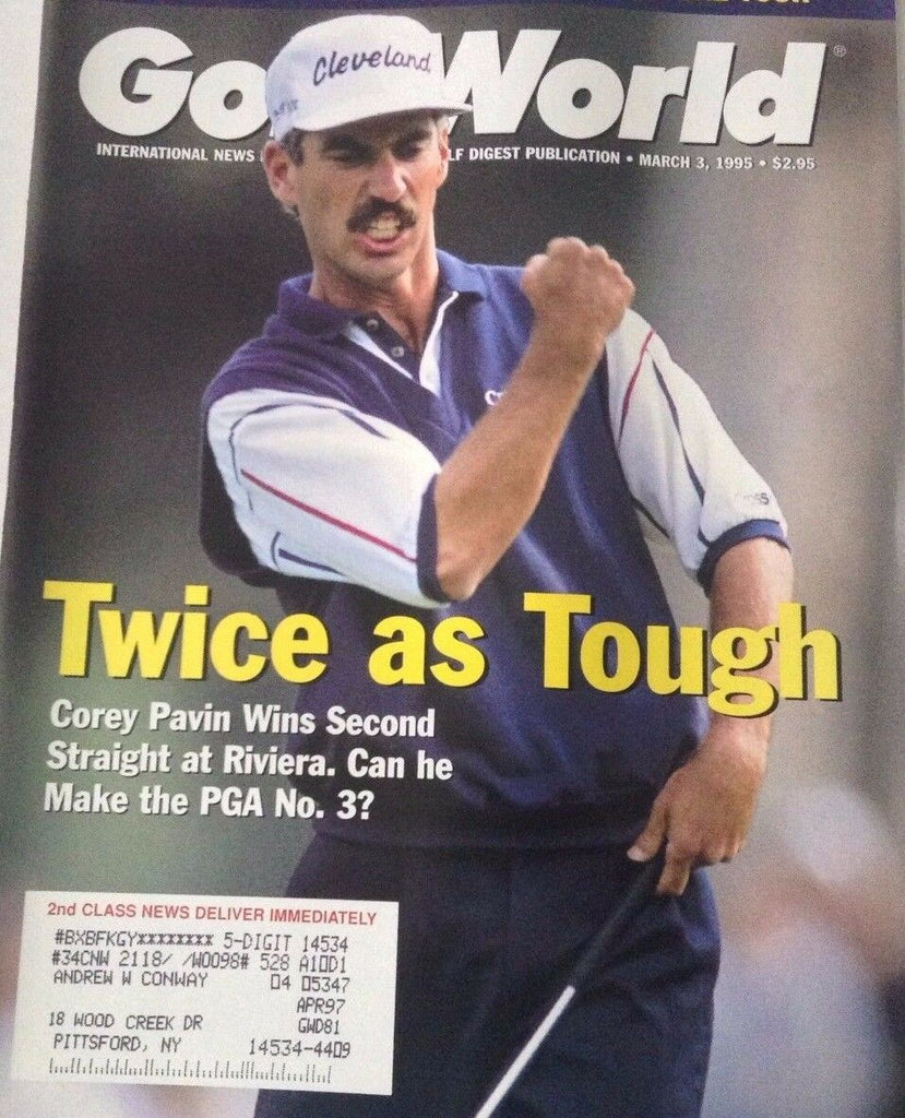 Golf World Magazine Corey Pavin At Riviera March 3, 1995 072417nonrh