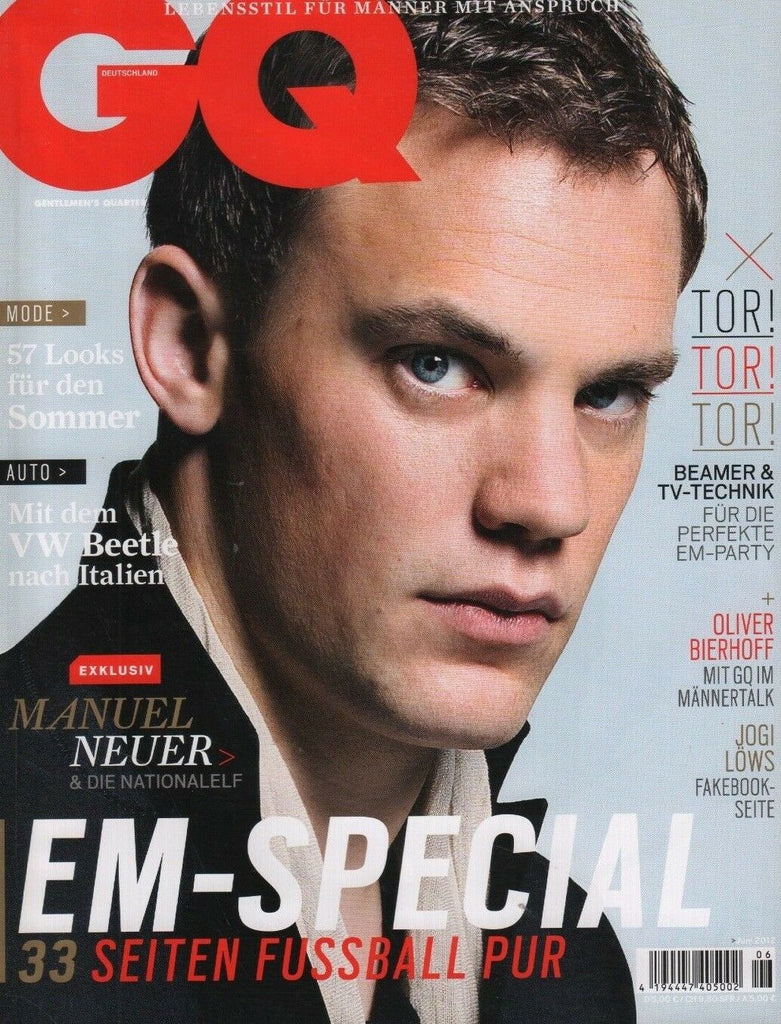 GQ Deutschland Germany June 2012 Manuel Neuer Oliver Bierhoff 092118DBE