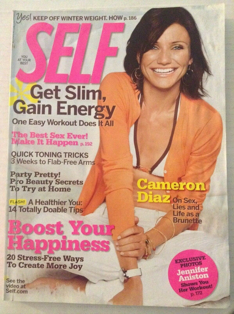 Self Magazine Cameron Diaz Get Slim & Energy December 2006 040319nonrh