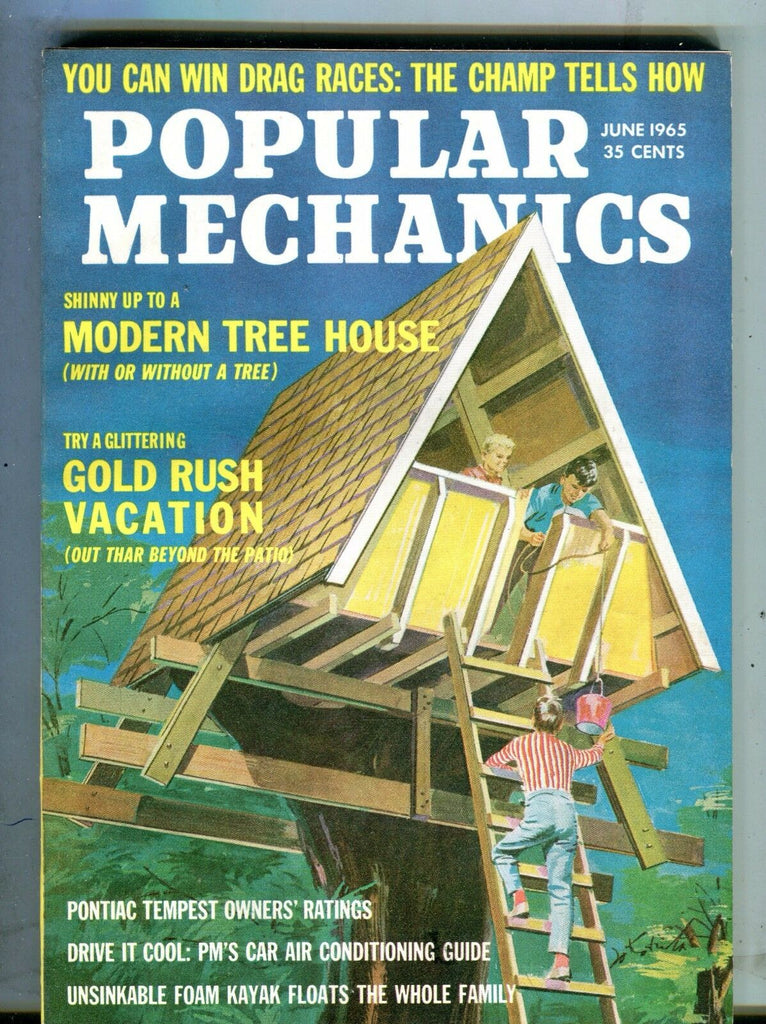 Popular Mechanics Magazine June 1965 Modern Tree House 063017nonjhe