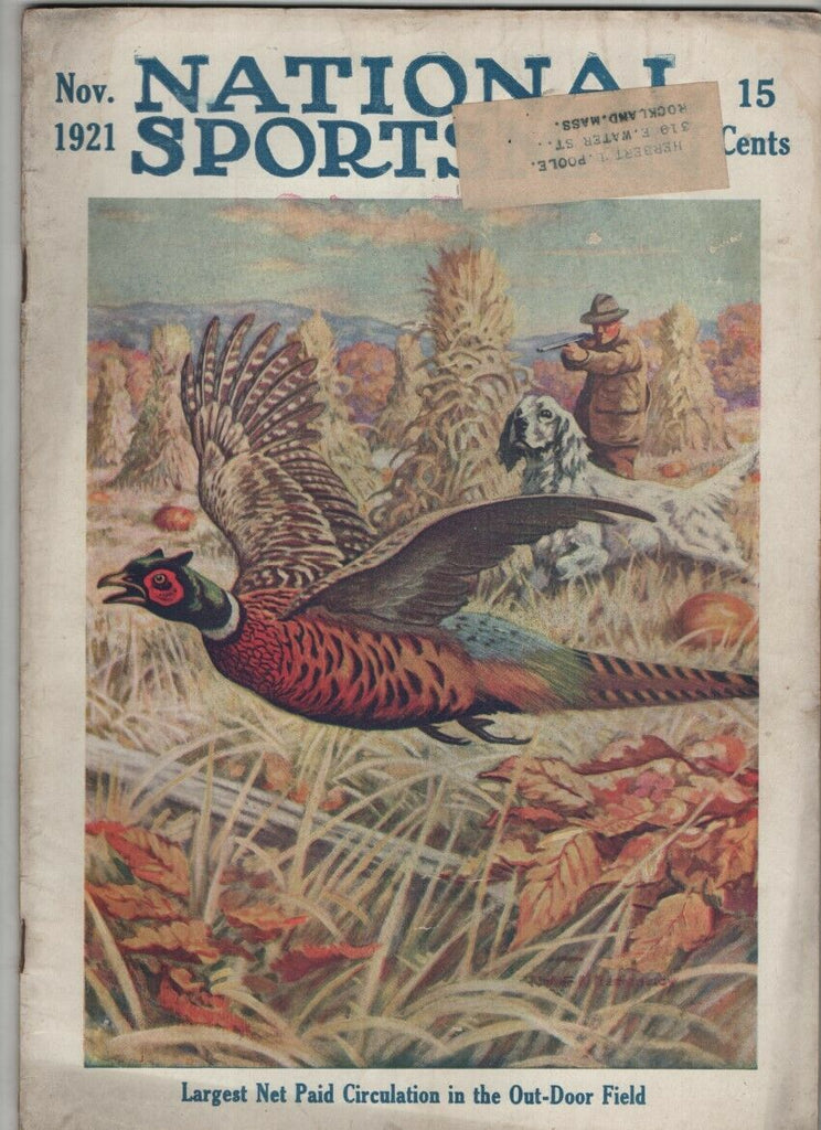 National Sportsman Mag Pioneering For Salmon November 1921 020321nonr