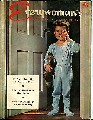 Everywoman's Magazine January 1945 VG 071216jhe