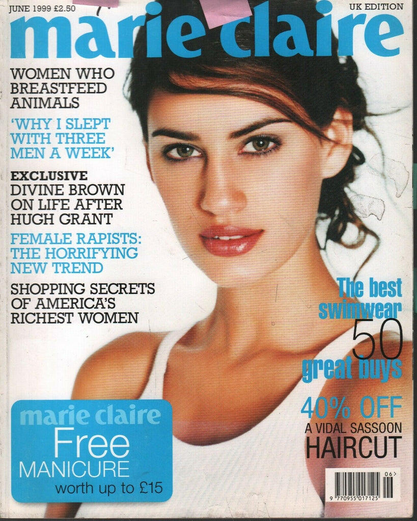 Marie Claire UK Fashion June 1999 Hugh Grant Bridget Fonda 100620ame