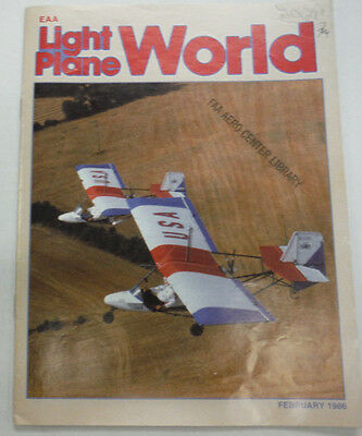 EAA Light Plane World Magazine Al Beyer Bushmaster February 1986 FAL 071615R