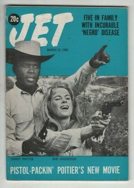 Jet Magazine Bibi Anderson Sidney Poitier March 24, 1966 070720nonr