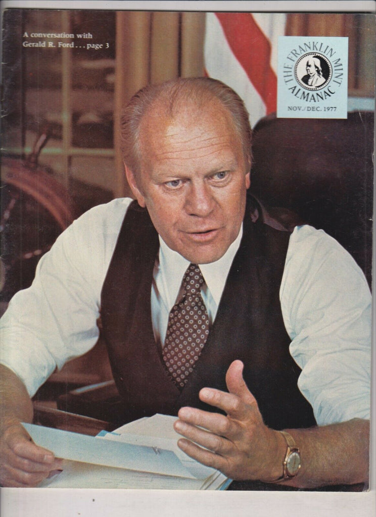 The Franklin Mint Almanac Mag Gerald R. Ford Nov/Dec 1977 021920nonr