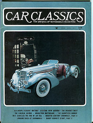 Car Classics Magazine April 1975 The Hershey Meet EX 060916jhe