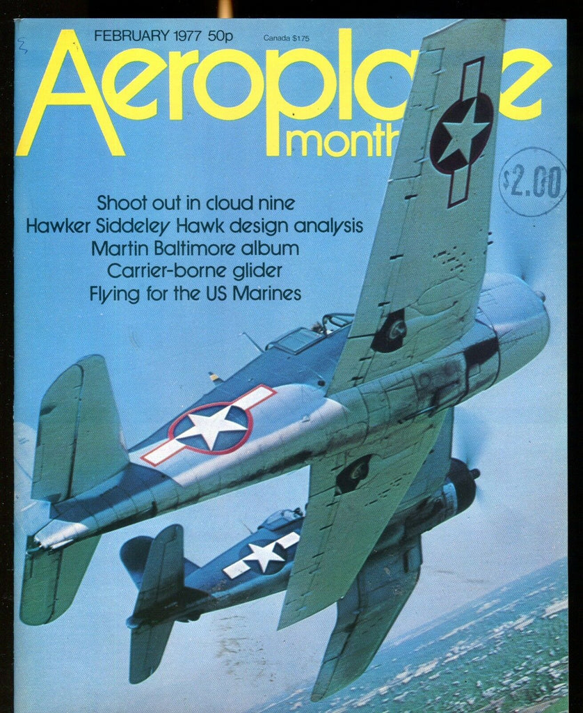 Aeroplane Monthly Magazine February 1977 Hawker Siddeley EX No ML 120216jhe