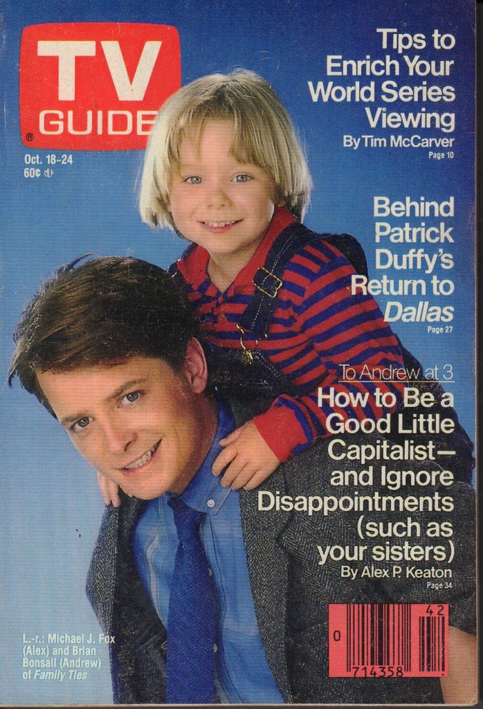 TV Guide Magazine October 18-24 1986 Michael J. Fox 090917nonjhe