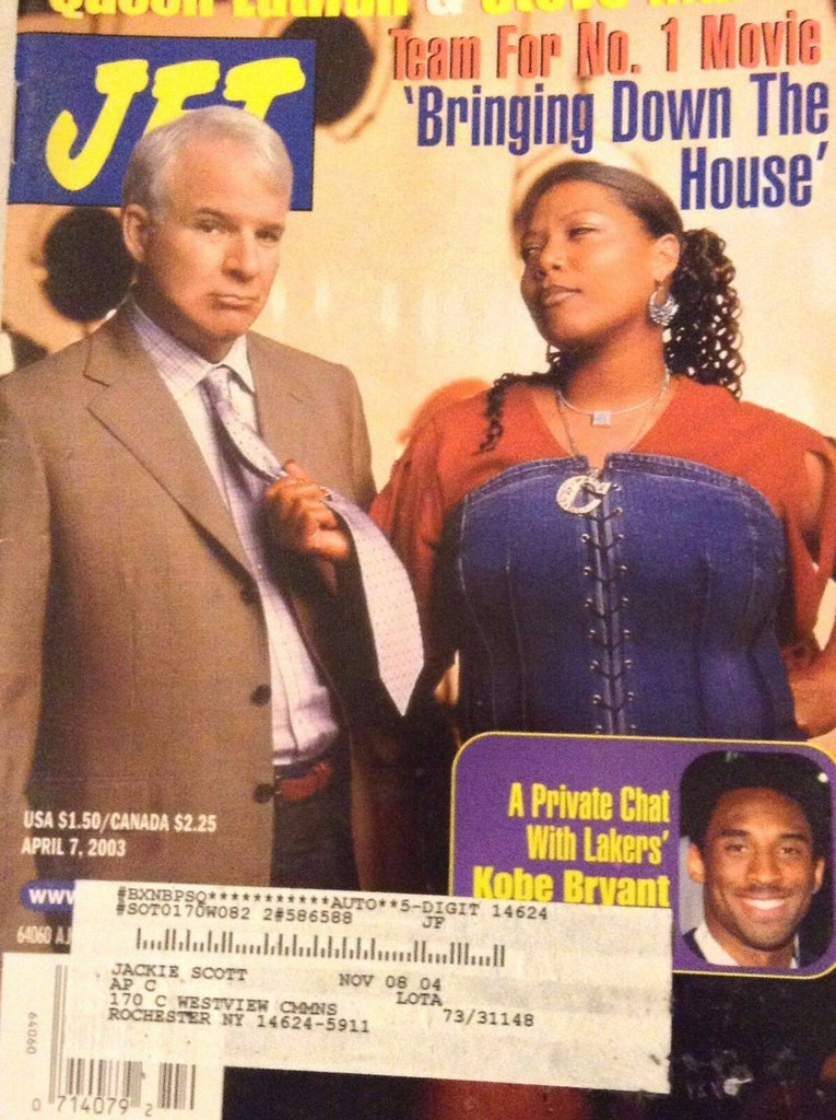 Jet Magazine Queen Latifah Steve Martin April 7, 2003 090417nonrh