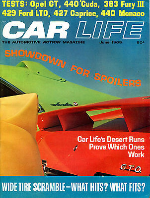 Motor Trend Magazine June 1969 Showdown For Spoilers VGEX 061316jhe