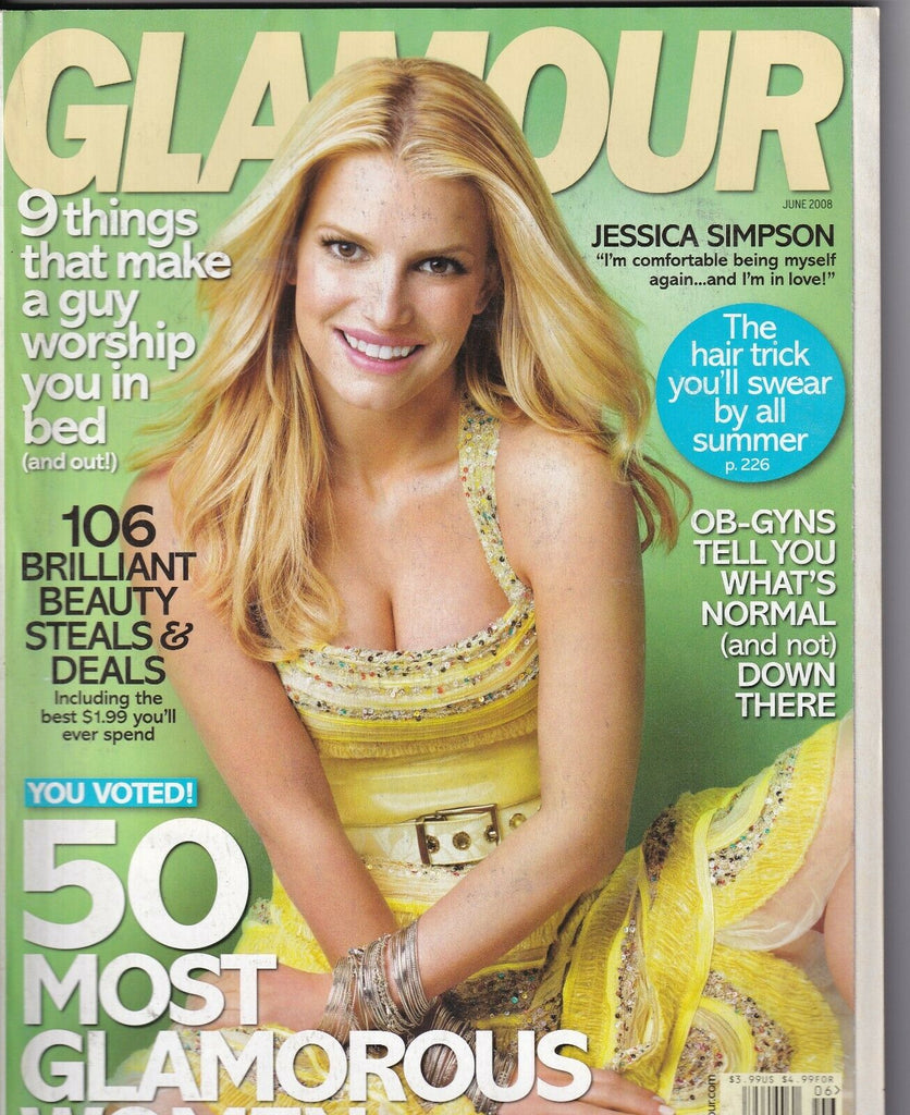 Glamour Magazine Jessica Simpson 50 Glamorous Women June 2008 051419nonr
