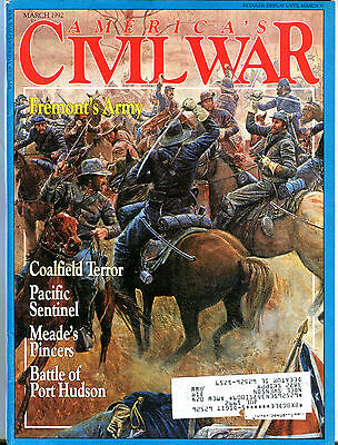 America's Civil War Magazine March 1992 w/Mailing Label EX 081516jhe