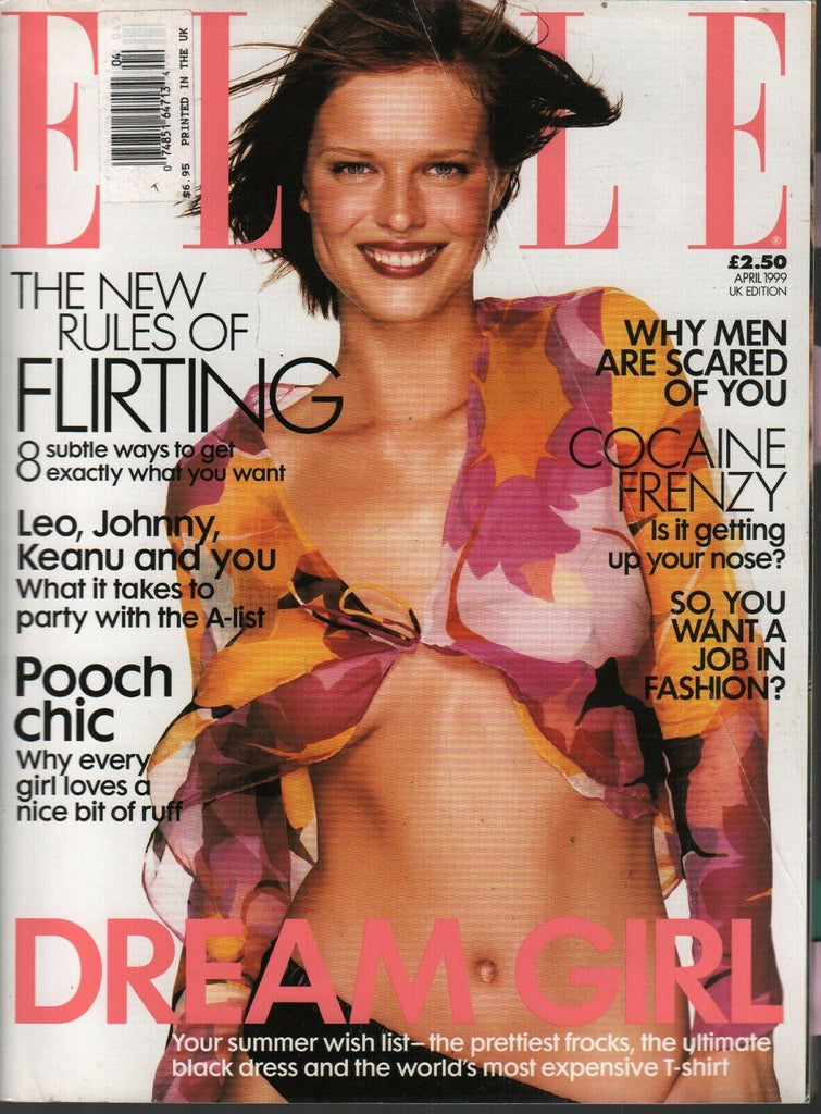 Elle UK Fashion Magazine April 1999 Leonardo DiCaprio Keanu Reeves 091820ame