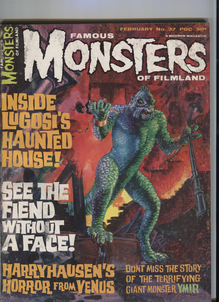 Famous Monsters of Filmland No.37 February 1966 Bela Lugosi Ymir 090820DBT