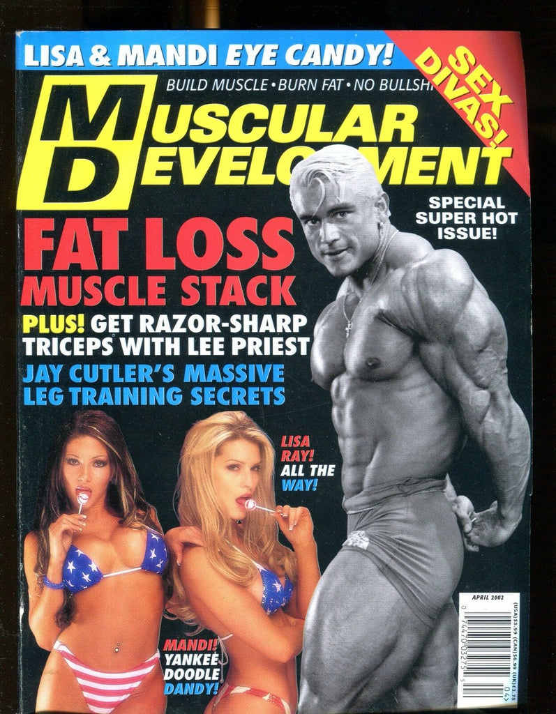 Muscular Development Magazine April 2002 EX No ML 021317jhe