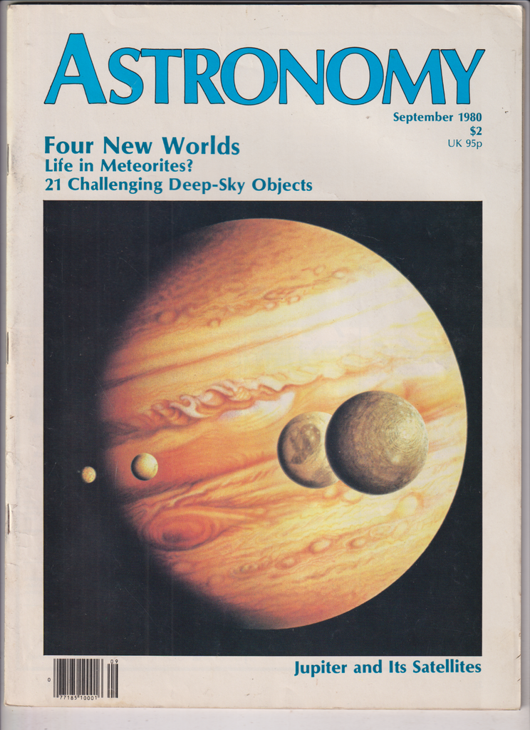 Astronomy Mag Jupiter And Satellites September 1980 010920nonr