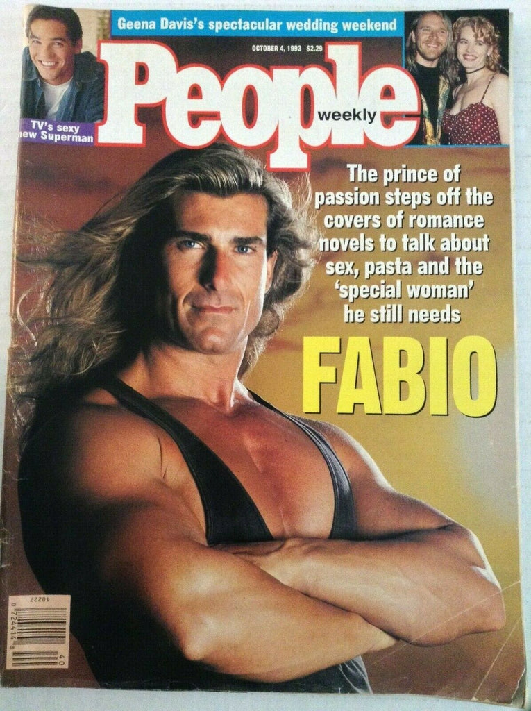 People Weekly Fabio Geena Davis October 4 1993 022319nonrh