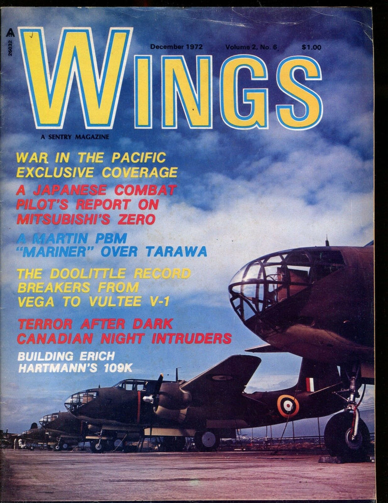 Wings Magazine December 1972 War In The Pacific EX No ML 010617jhe