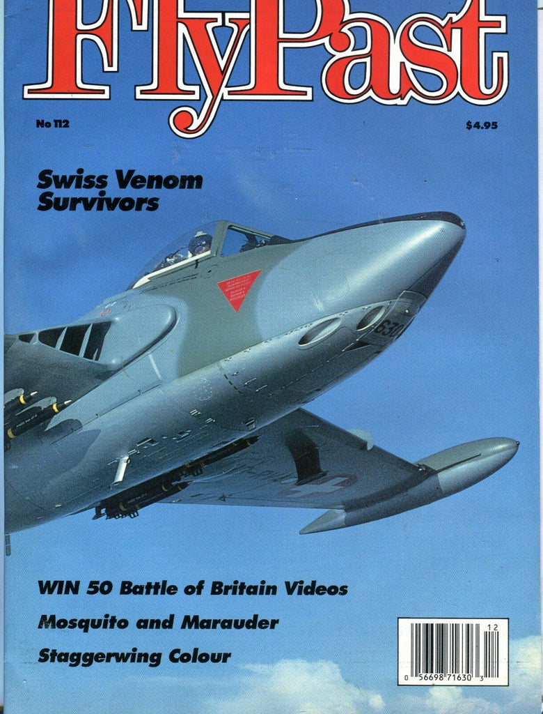FlyPast Magazine November 1990 Swiss Venom Survivors EX No ML 112616jhe
