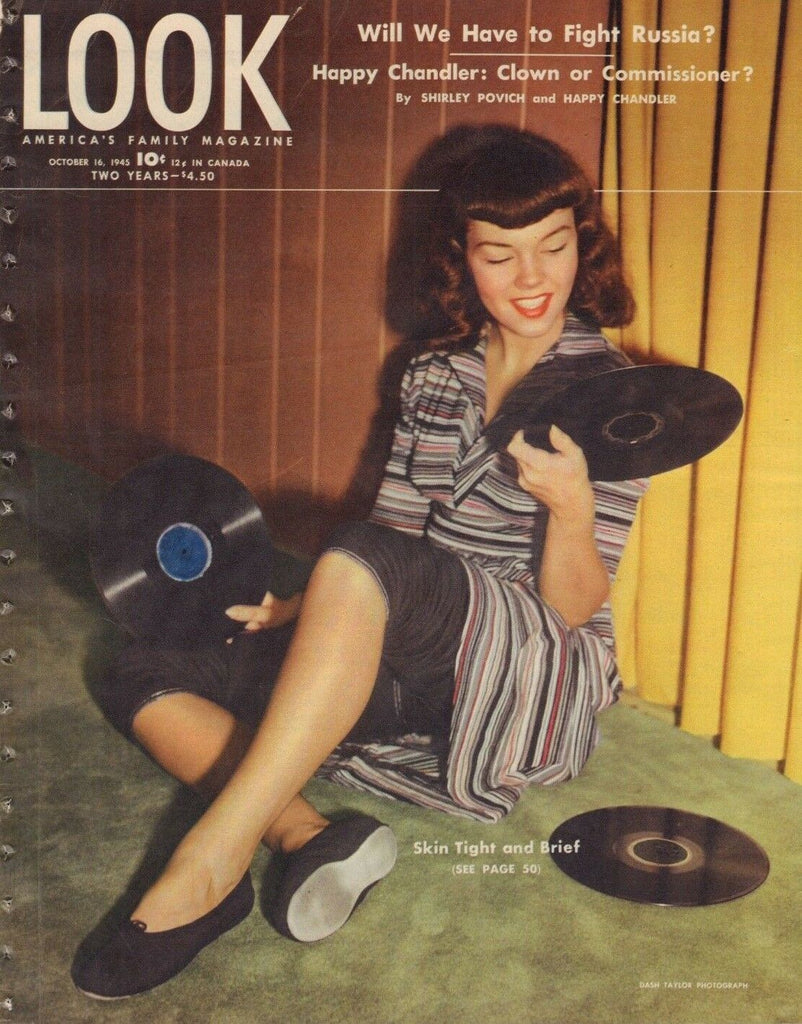 Look October 16 1945 Dash Taylor Shirley Povich Happy Chandler 011419DBE