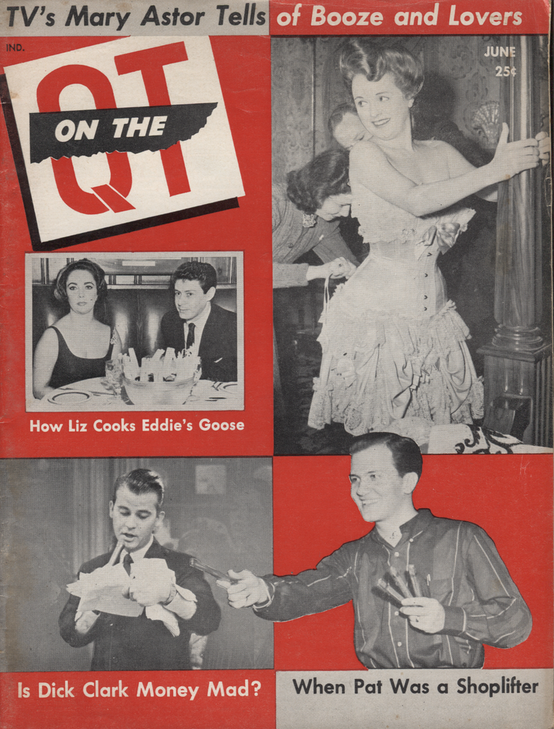 On the QT June 1959 Liz Taylor Dick Clark Mary Astor 041020DBE