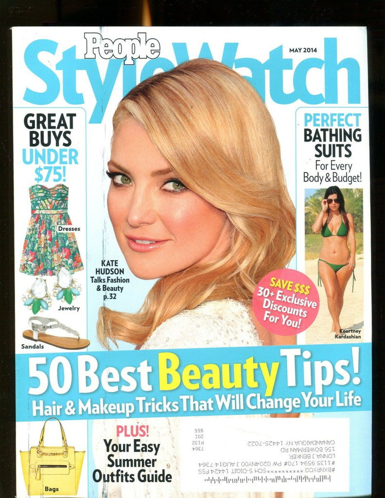 People Stylewatch Magazine May 2014 Kate Hudson EX w/ML 122216jhe
