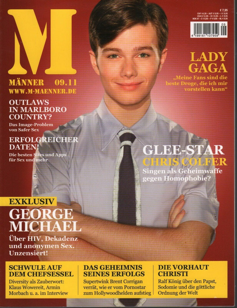 Manner German Gay Interest September 2011 Chris Colger George Michael 030420AME