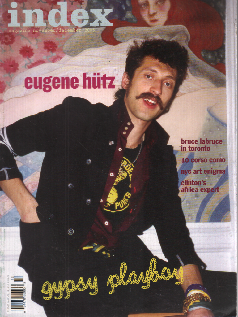 Index Magazine November December 2005 Eugene Hutz Bruce Labruce 033120DBE