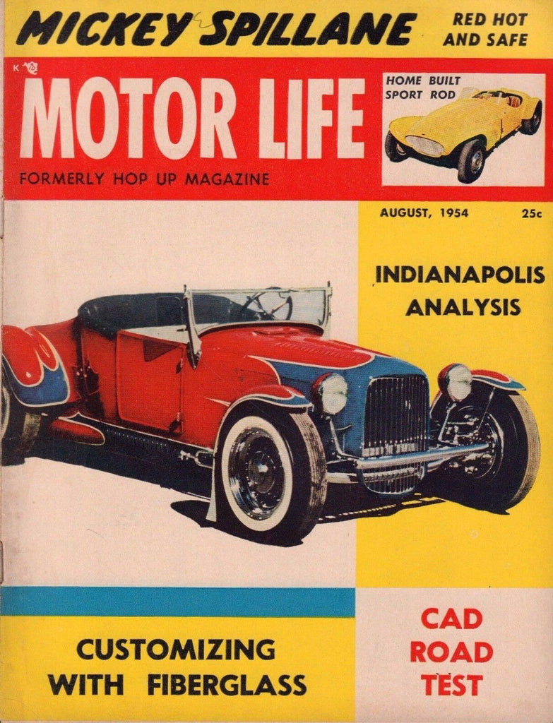 Motor Life August 1954 Frank Rose Ford T Bay Area Bomb 052417nonDBE