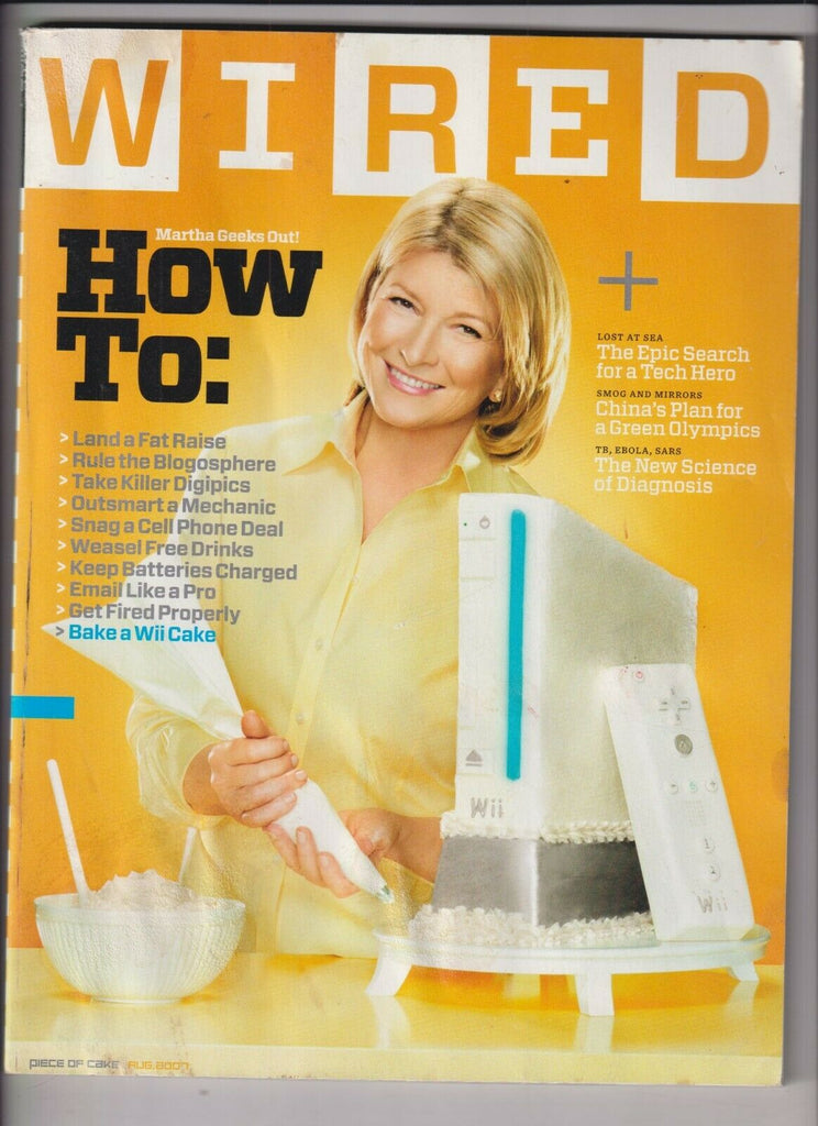 Wired Mag Martha Stewart How To's August 2007 111219nonr