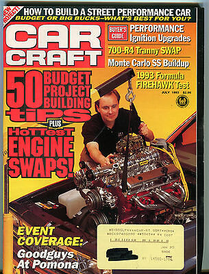 Car Craft Magazine July 1993 Hottest Engine Swaps VGEX 032816jhe