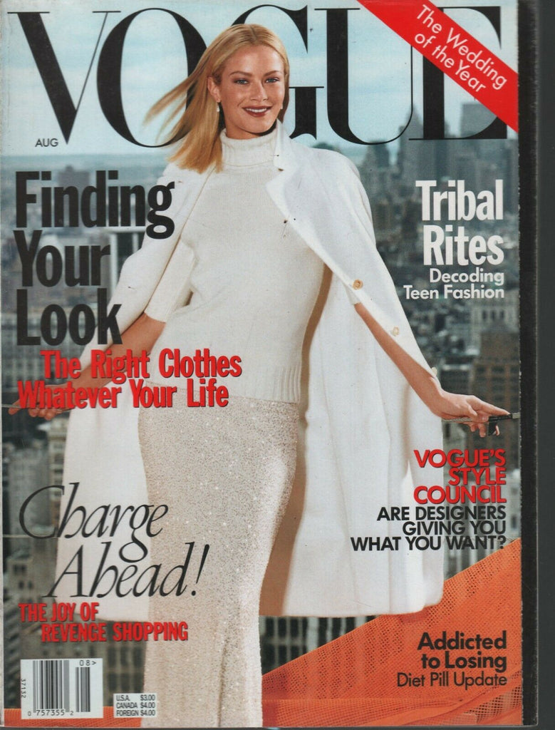 Vogue Fashion Magazine August 1998 Carolyn Murphy Steven Meisel 011221ame