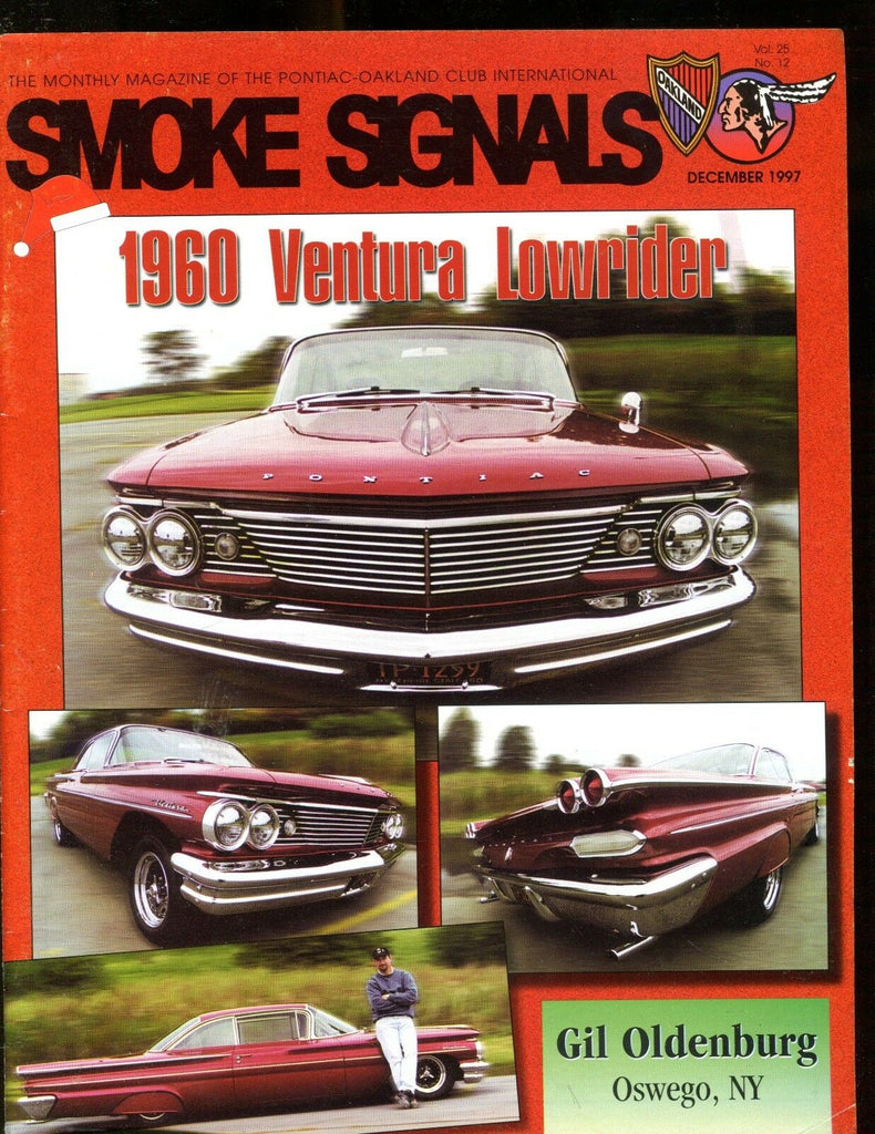 Smoke Signals Magazine December 1997 1960 Ventura EX ML On Back 011617jhe