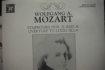 Mozart Symphonies Nos 32 & 36 Overture to Lucio Silla 33RPM 050616 TLJ