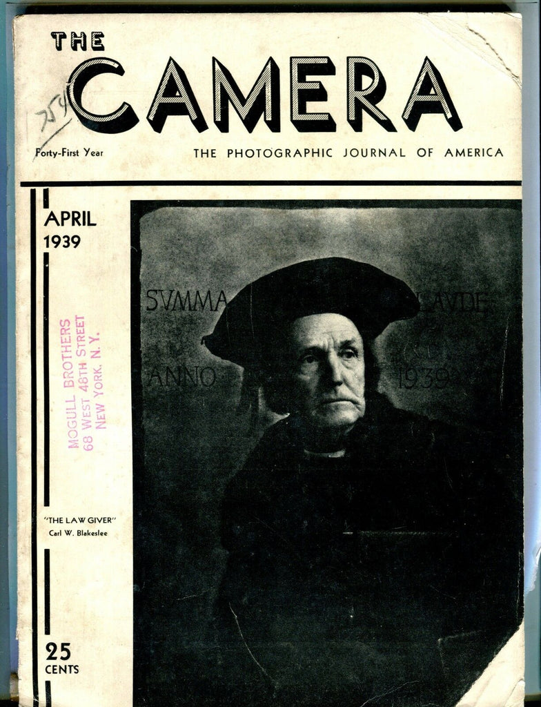 The Camera Magazine April 1939 Carl Blakeslee GD 042517nonjhe