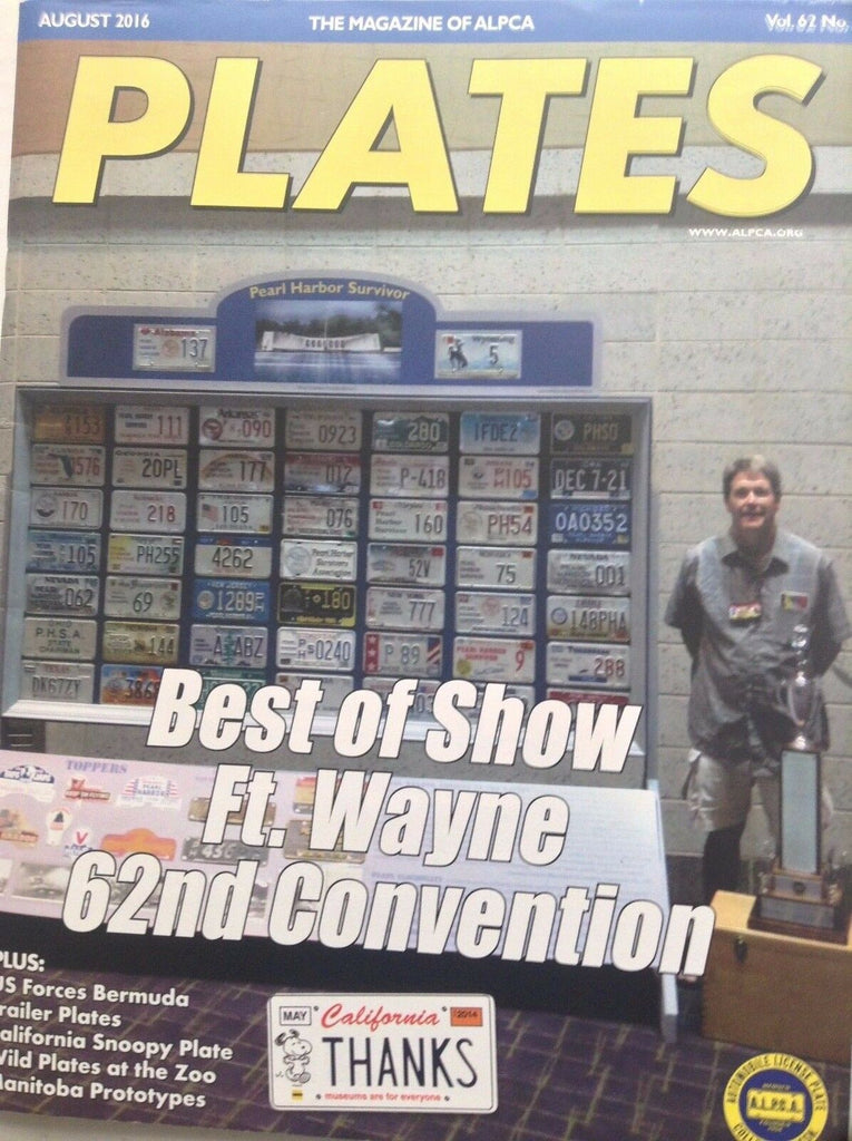 Plates Magazine Best Show Of Ft. Wayne 62nd Convention August 2016 091717nonrh