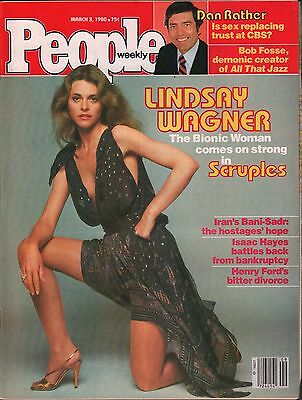 People Weekly March 3 1980 Lindsay Wagner ,Dan Rather VG 012816DBE