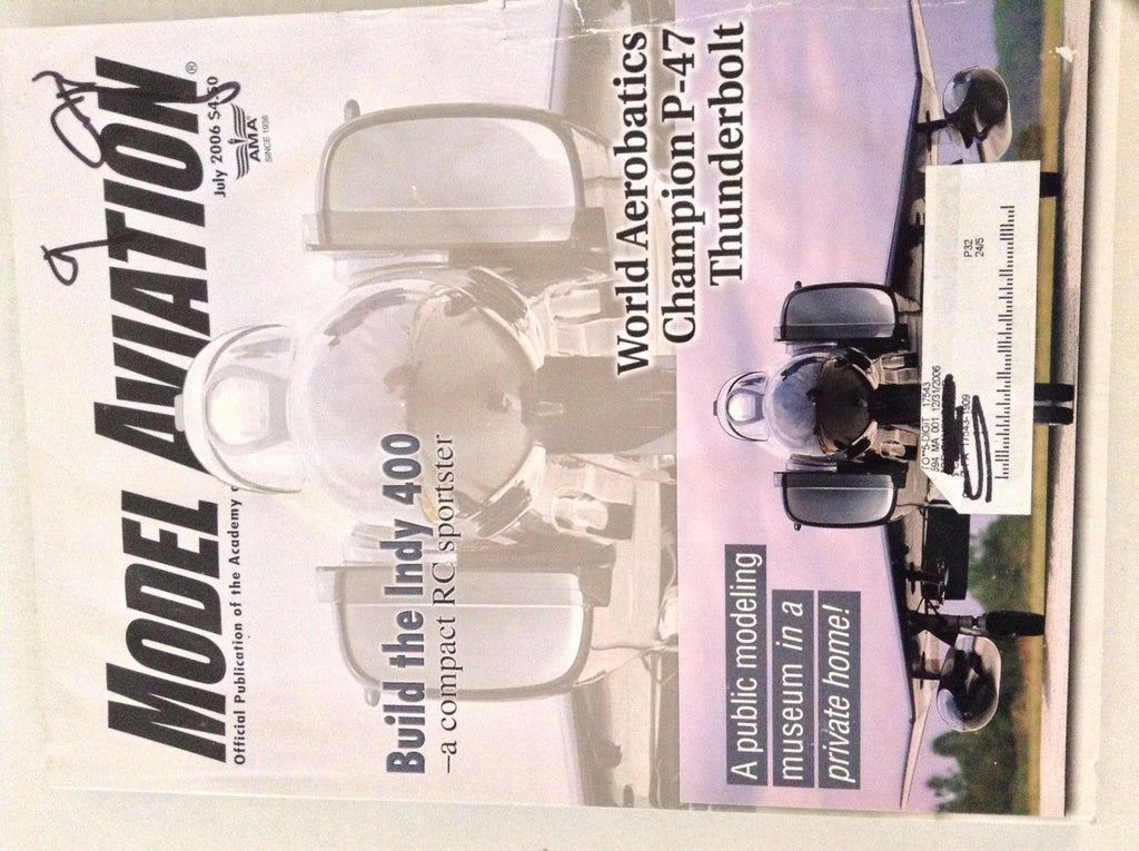 Model Aviation Magazine The Indy 400 Champion P-47 July 2006 041417nonrh