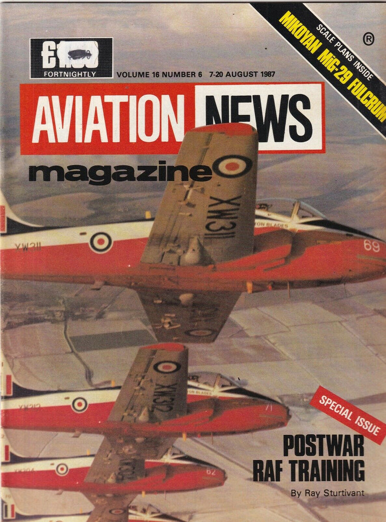 Aviation News Mag Postwar Raf Training August 1987 092319nonr