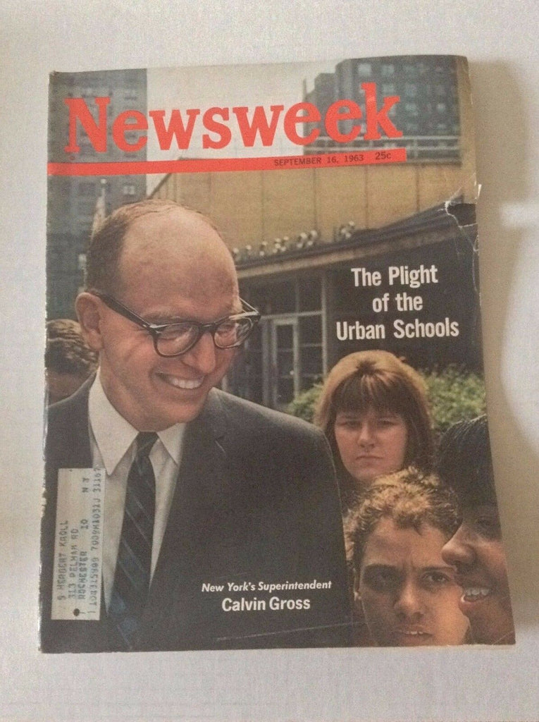 Newsweek Magazine Calvin Gross September 16, 1963 101216R