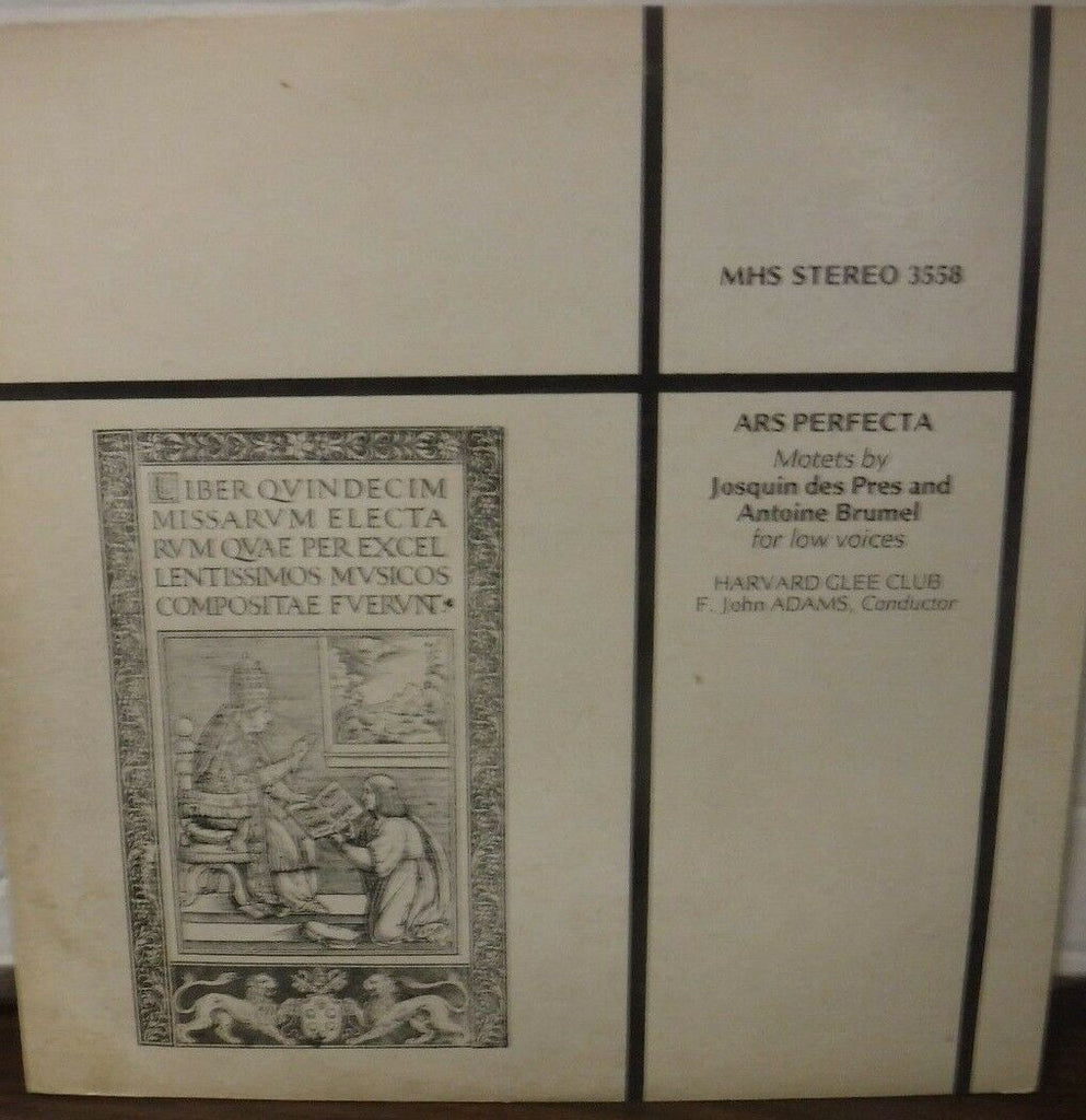Ars Perfecta Motets by Josquin des Pres and Antoine Brumenl #mhs-3558 031118LLE