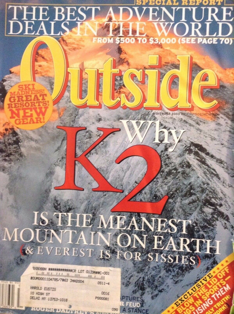Outside Magazine K2 Adventure Deals November 2003 110717nonrh