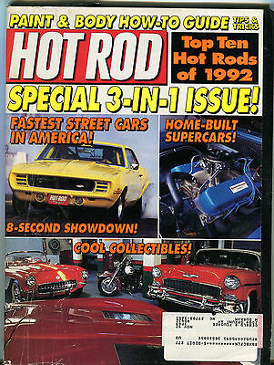 Hot Rod Magazine December 1992 Paint & Body How-To Guide VGEX 020516jhe