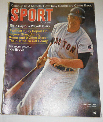 Sport Magazine Elgin Baylor's Playoff Tony Congilaro July 1969 NO ML 101714R2