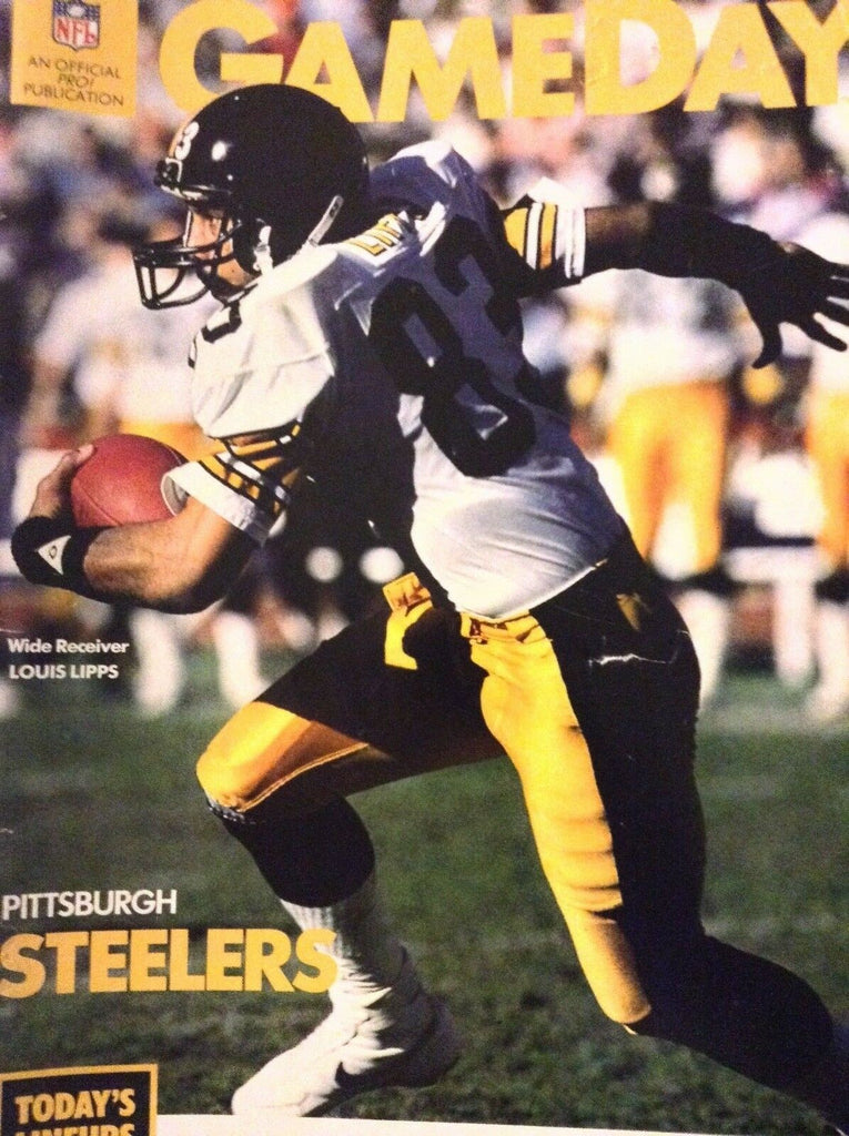 Gameday Magazine Bills Vs Steelers Louis Lipps November 9, 1986 112618nonrh