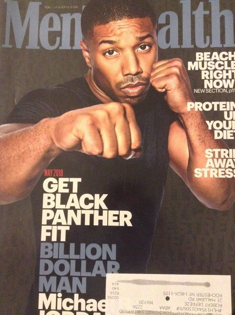 Men's Health Magazine Michael B. Jordan Black Panther May 2018 112918nonrh