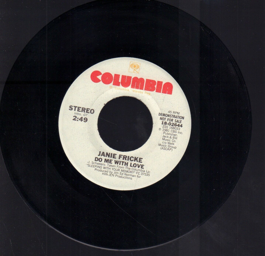 Janie Dricke Do Me With Love Columbia Records WLP 45 RPM Vinyl 45AME