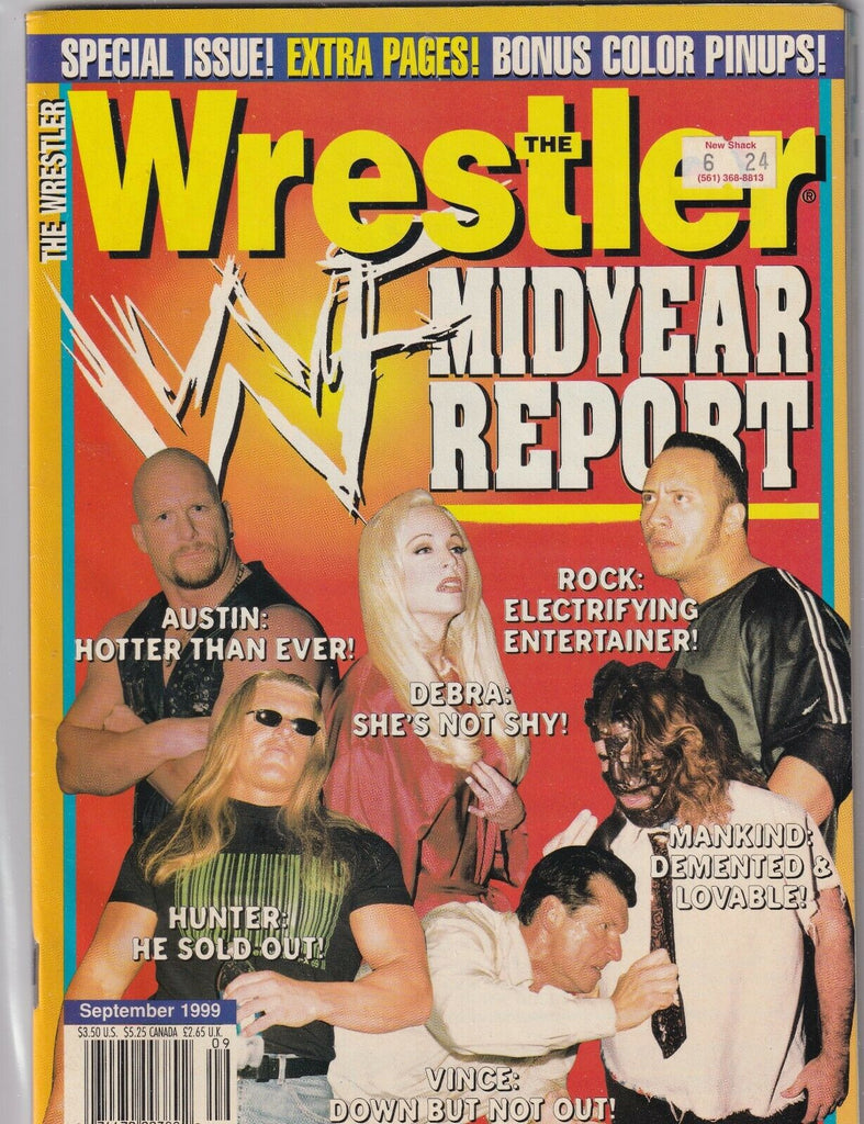 The Wrestler Magazine Stone Cold The Rock September 1999 062419nonr