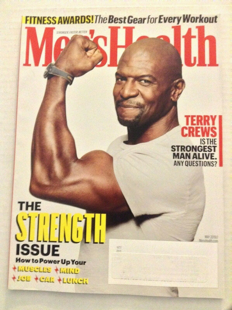 Men's Health Mag Terry Crews The Strength Issue May 2019 072619nonrh